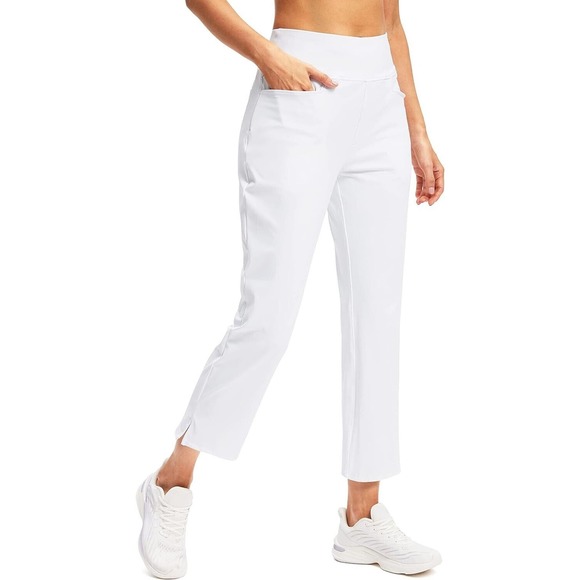 Women's Golf Pants with4 Pockets High Waisted Stretch Sweatpants - Picture 1 of 6